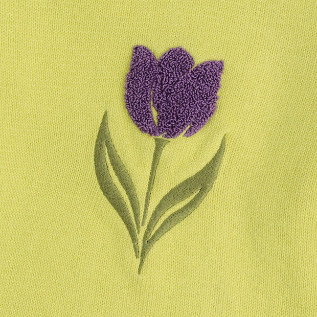 Floral Embroidered Sweater