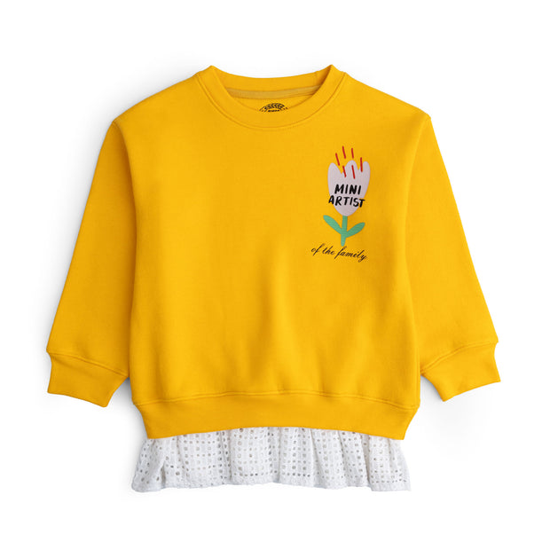 Girls Frock Sweatshirt