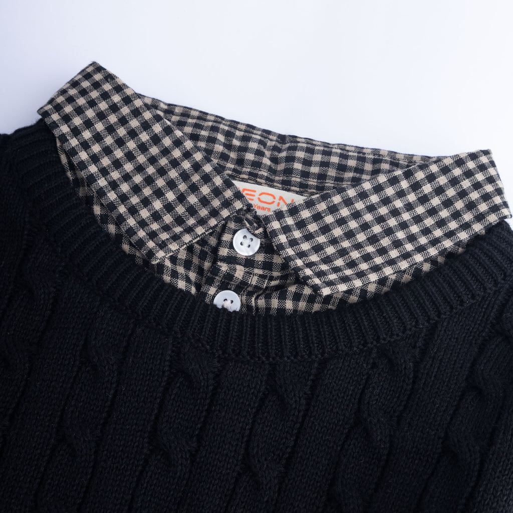 Boy's Knitted Collar Sweater (BSWT20-W24)