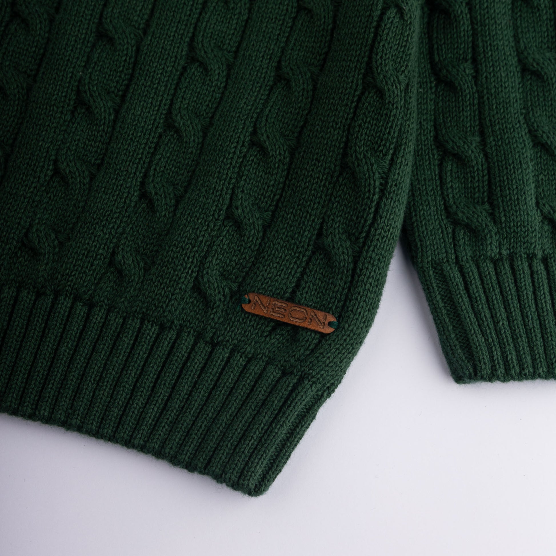 Boy's Cabled Knitted Shirt Collar Sweater (BSWT18-W24)
