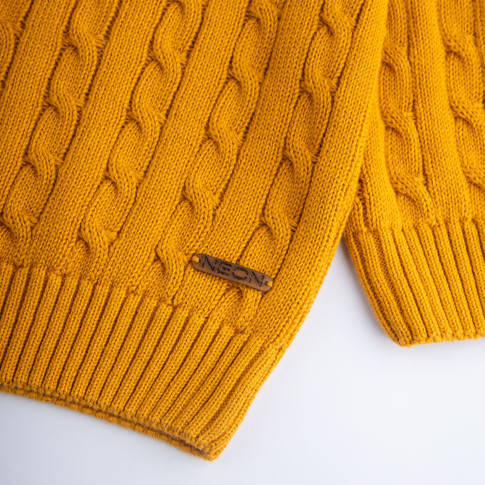 Boy's Cabled Knitted Shirt Collar Sweater (BSWT19-W24)