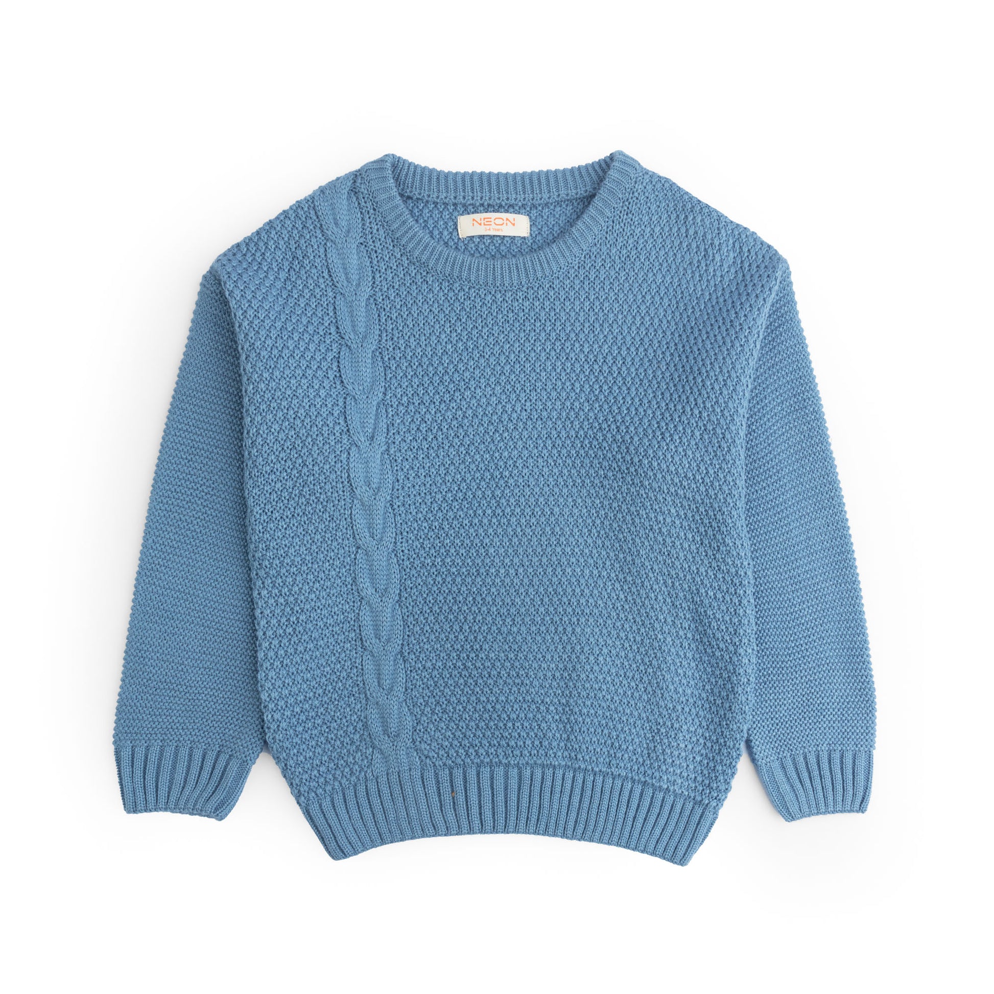 Boys Knitted Round Neck Sweater