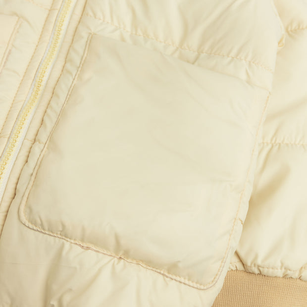 Girls Puffer Hooded Zipper Jacket