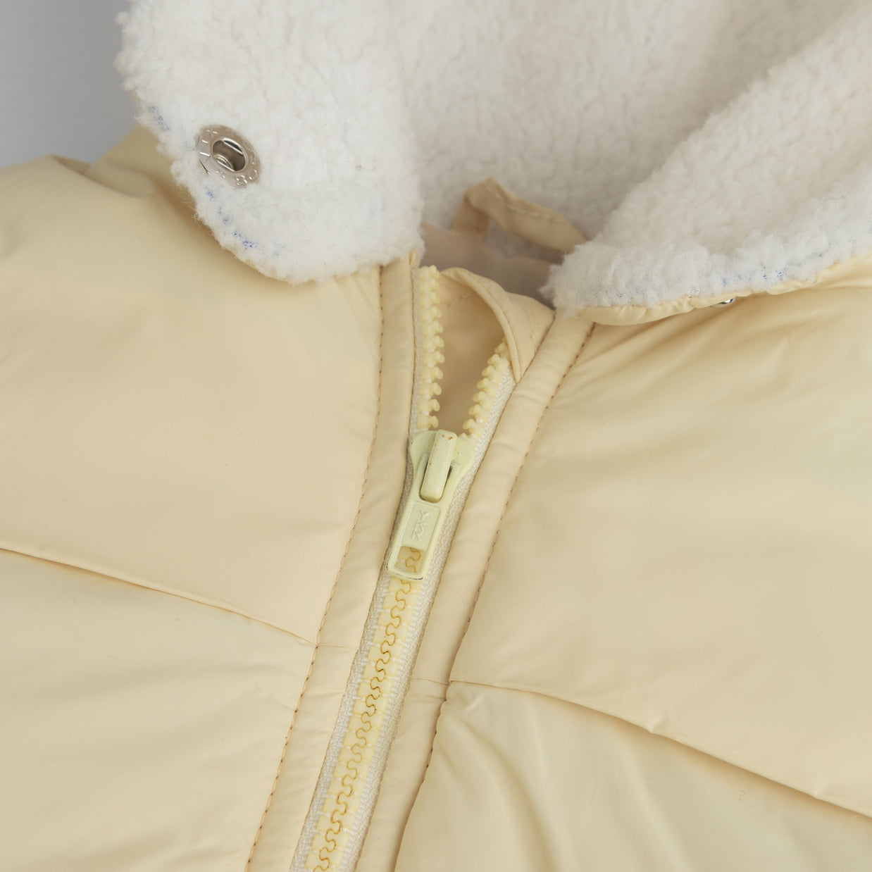 Girls Puffer Hooded Zipper Jacket