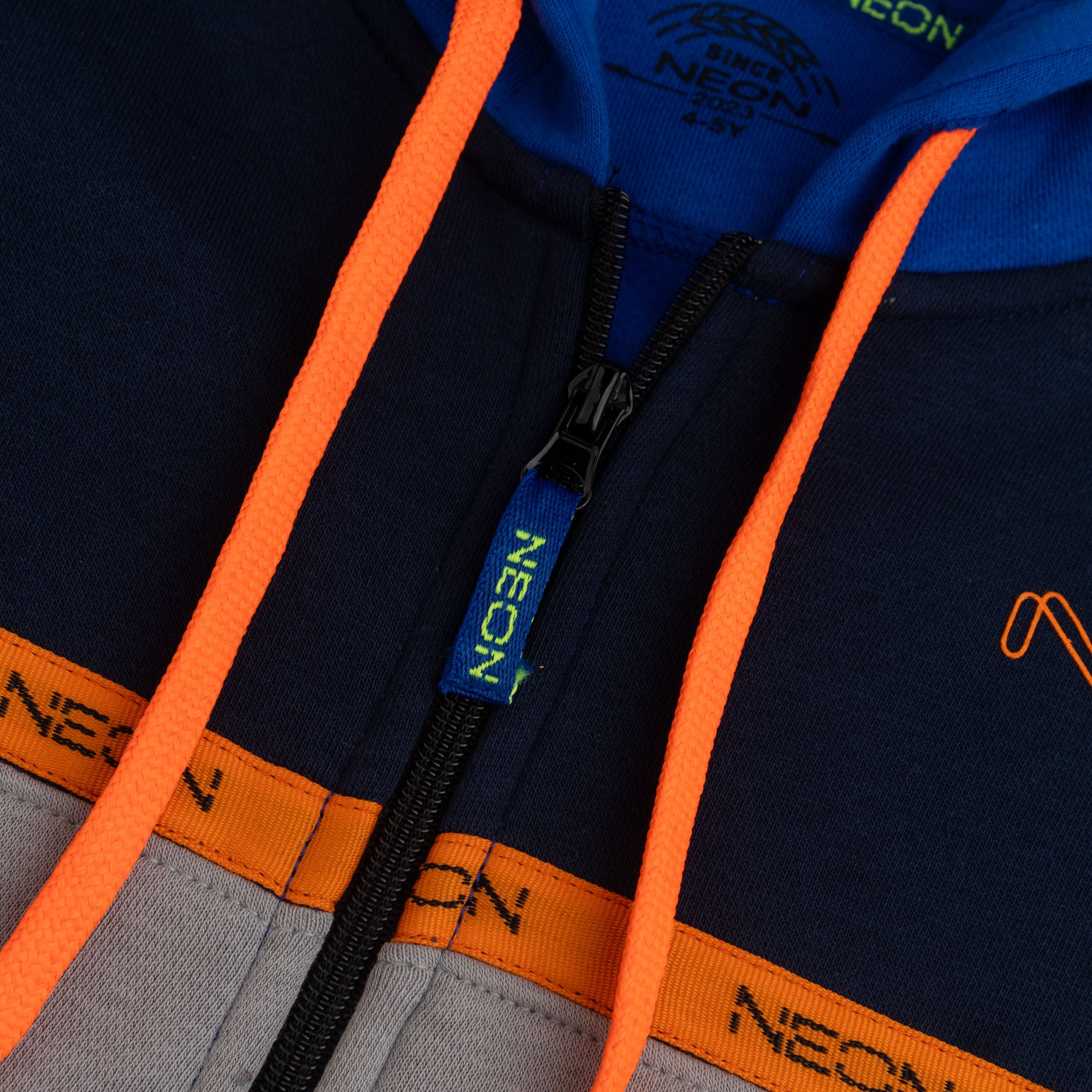 Boy's Hodded Zipper Co-Ord Suit