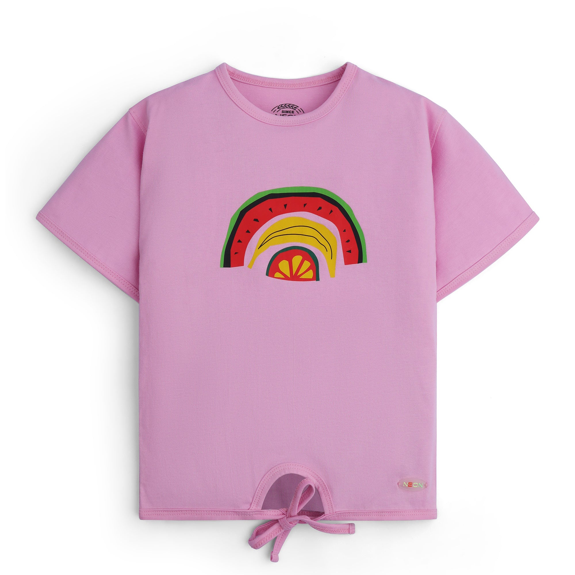 Rainbow printed Tee