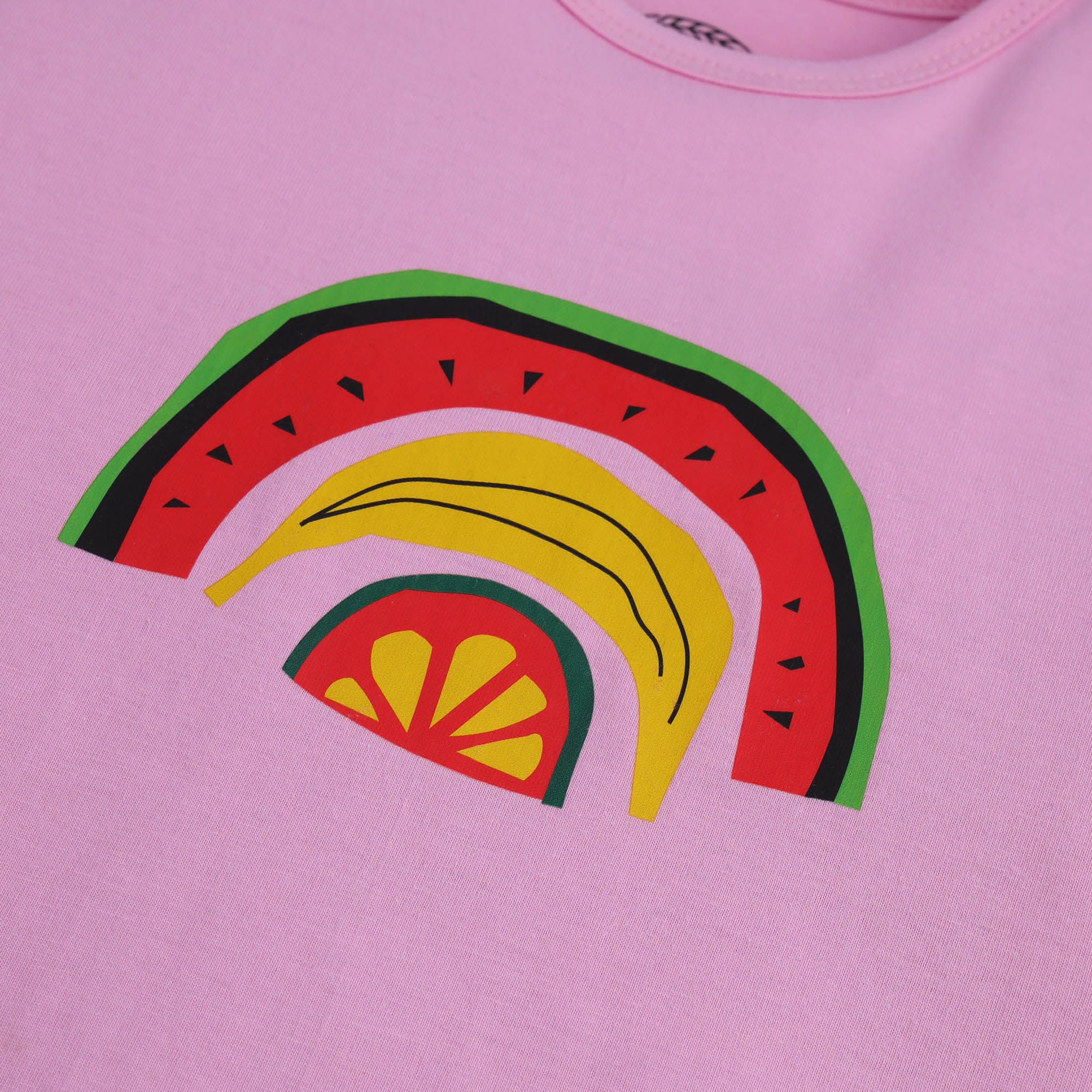 Rainbow printed Tee