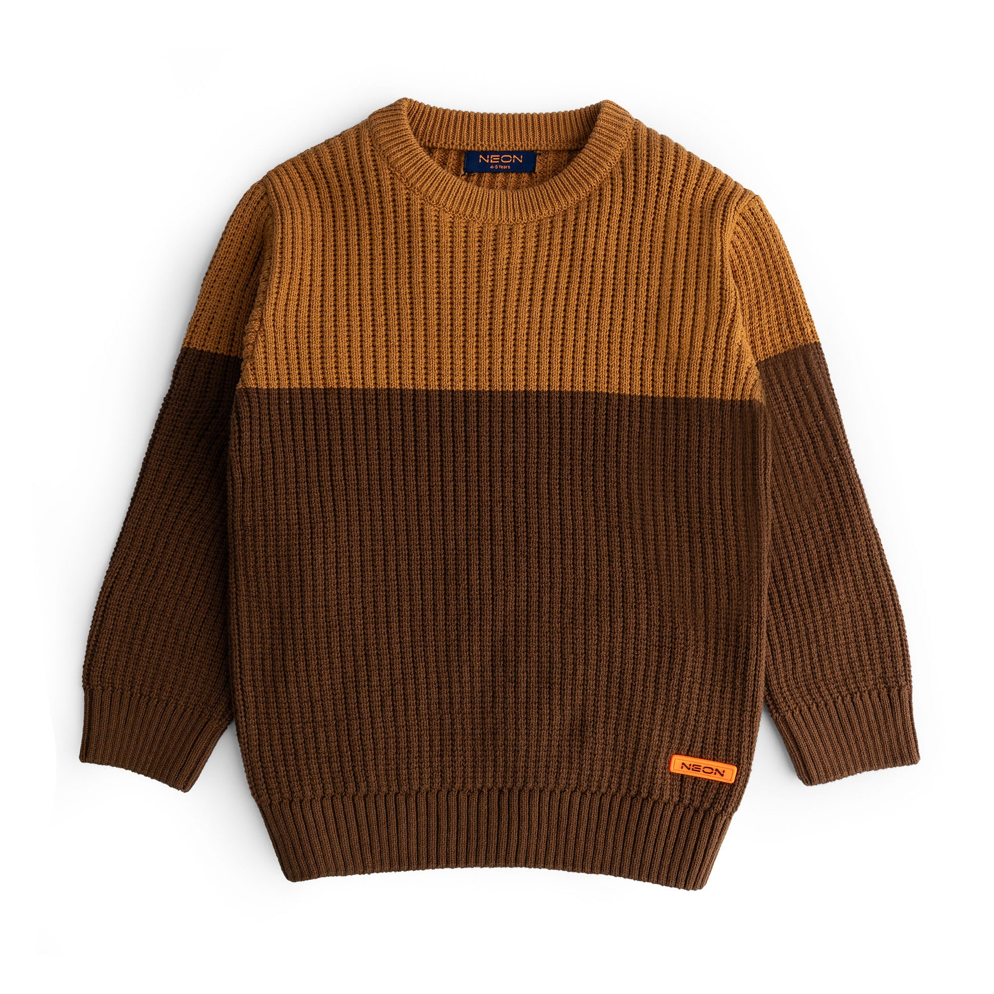 Color Block Crew Neck Jumper (BSWT09-W24)