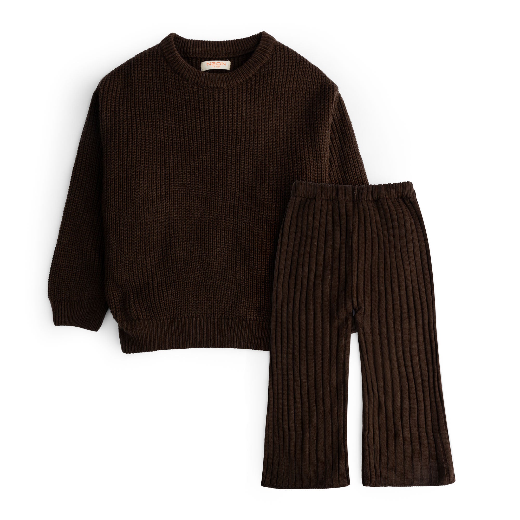 Chocolate Knit Co-ord Set