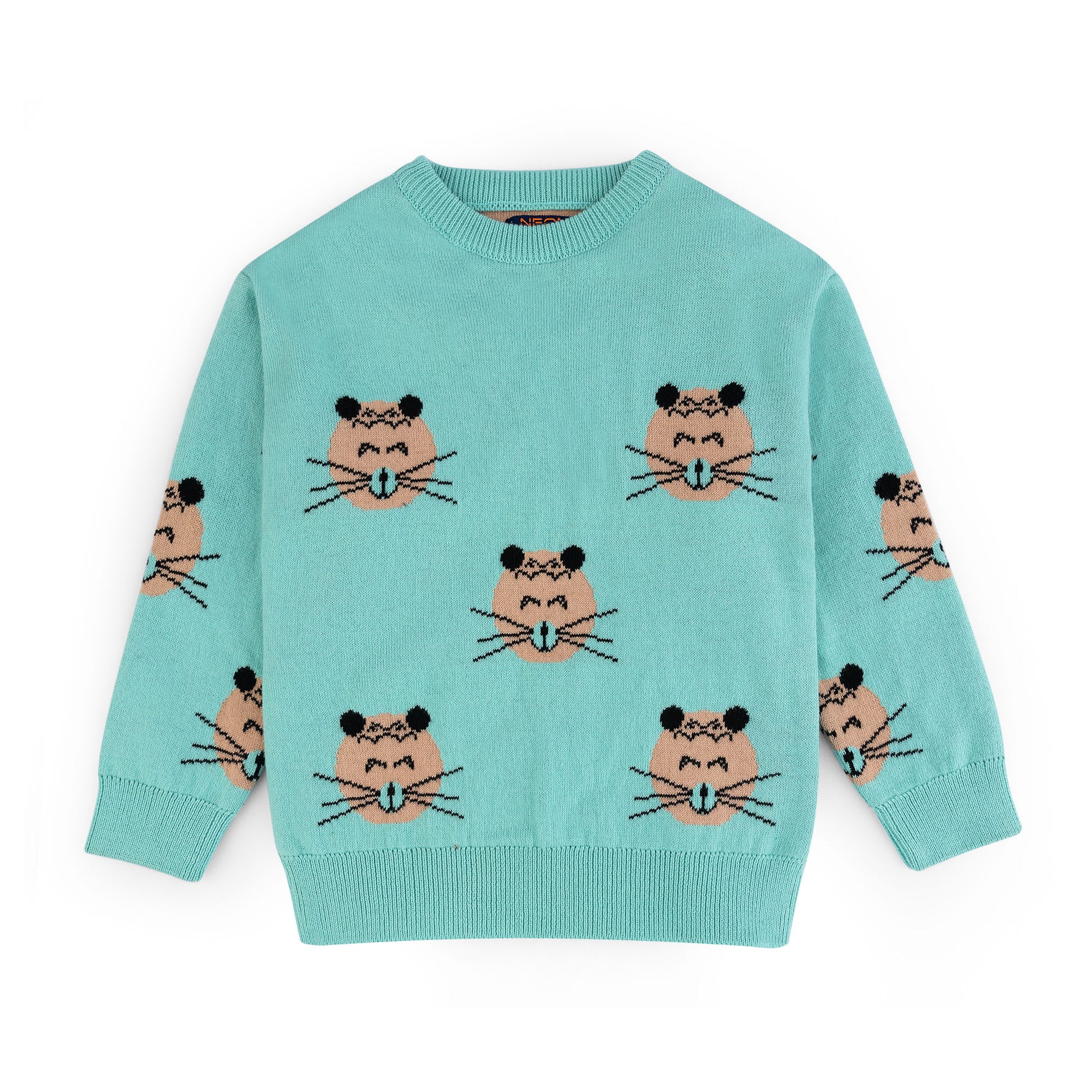 Girls Round Neck Sweater