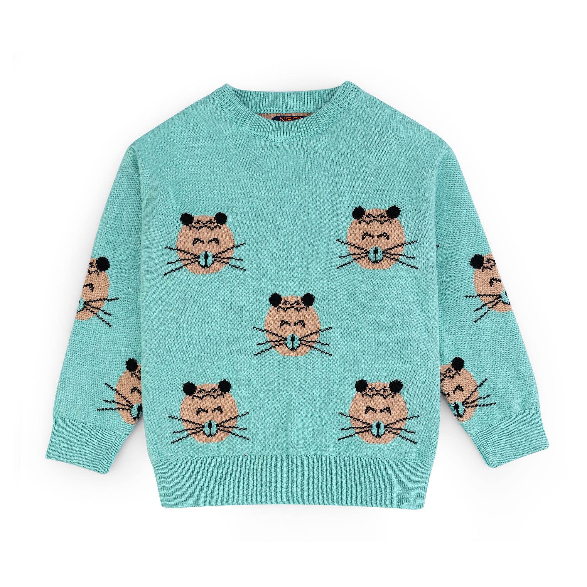 Girls Jacquard Knit Sweater