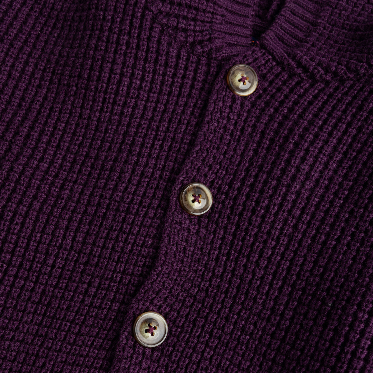 Plum Hooded Cardigan