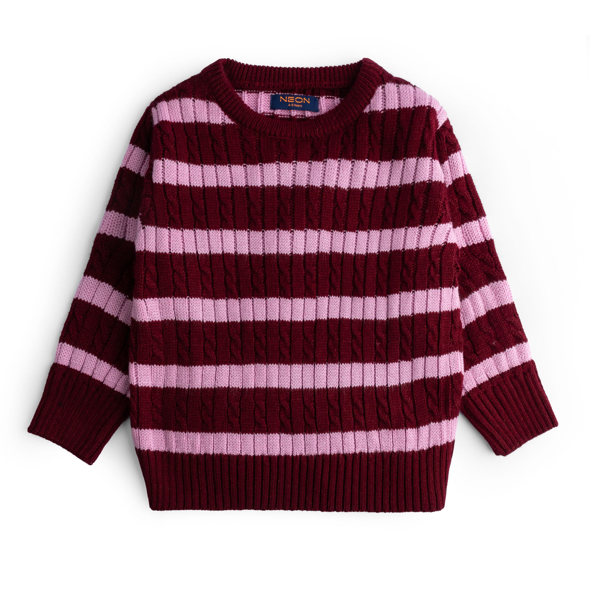 Knitted Striper Sweater ( GSWT10-W24)