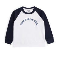Contrast Reglan Sleeve Sweatshirt