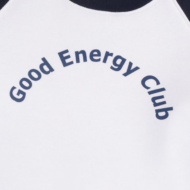Contrast Reglan Sleeve Sweatshirt