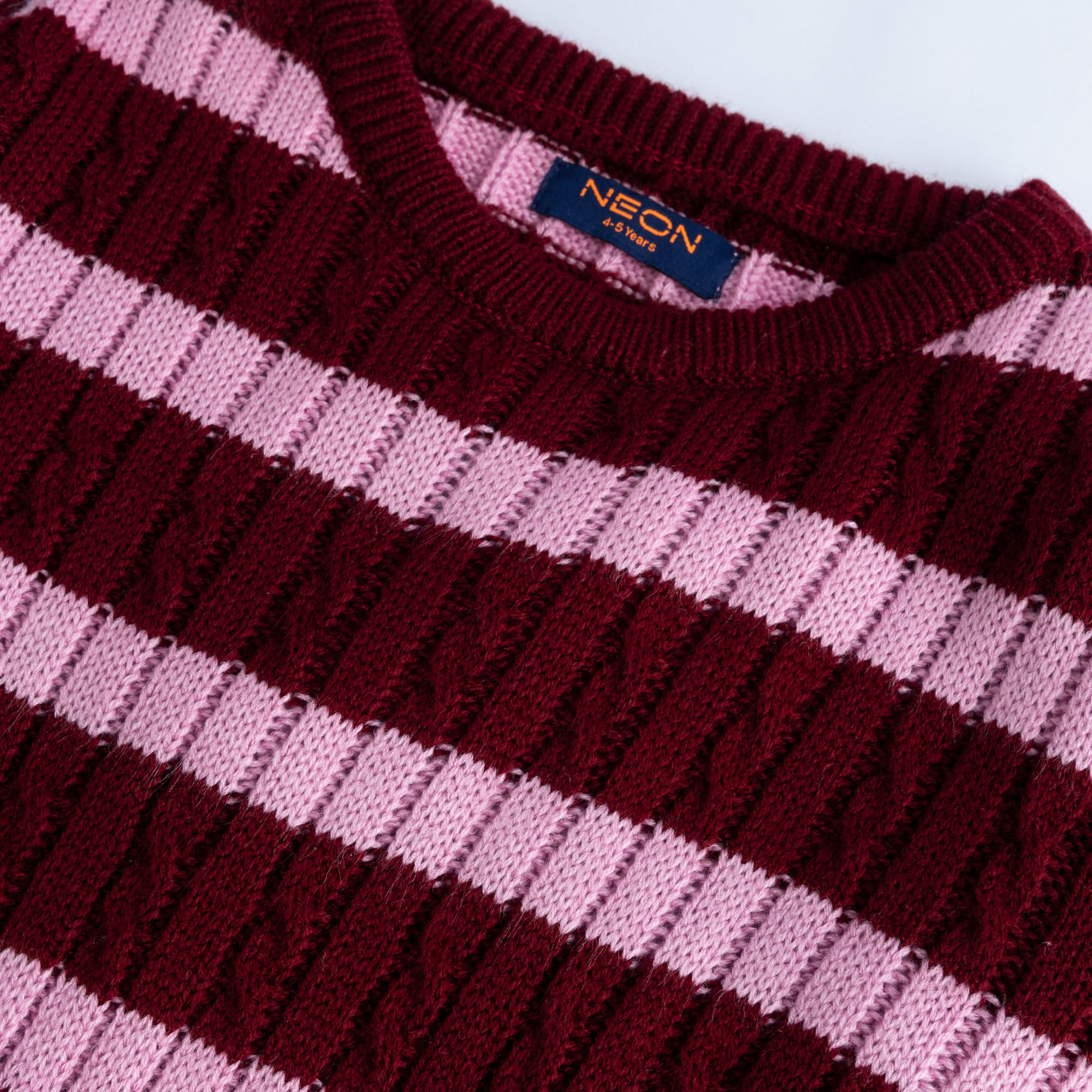 Cable Knitted Striper Sweater