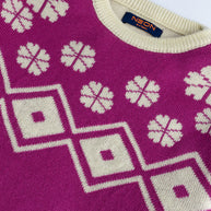 Magenta Pattern Sweater
