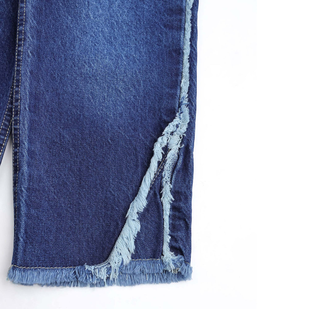 Rough Edges Straight Fit Denim