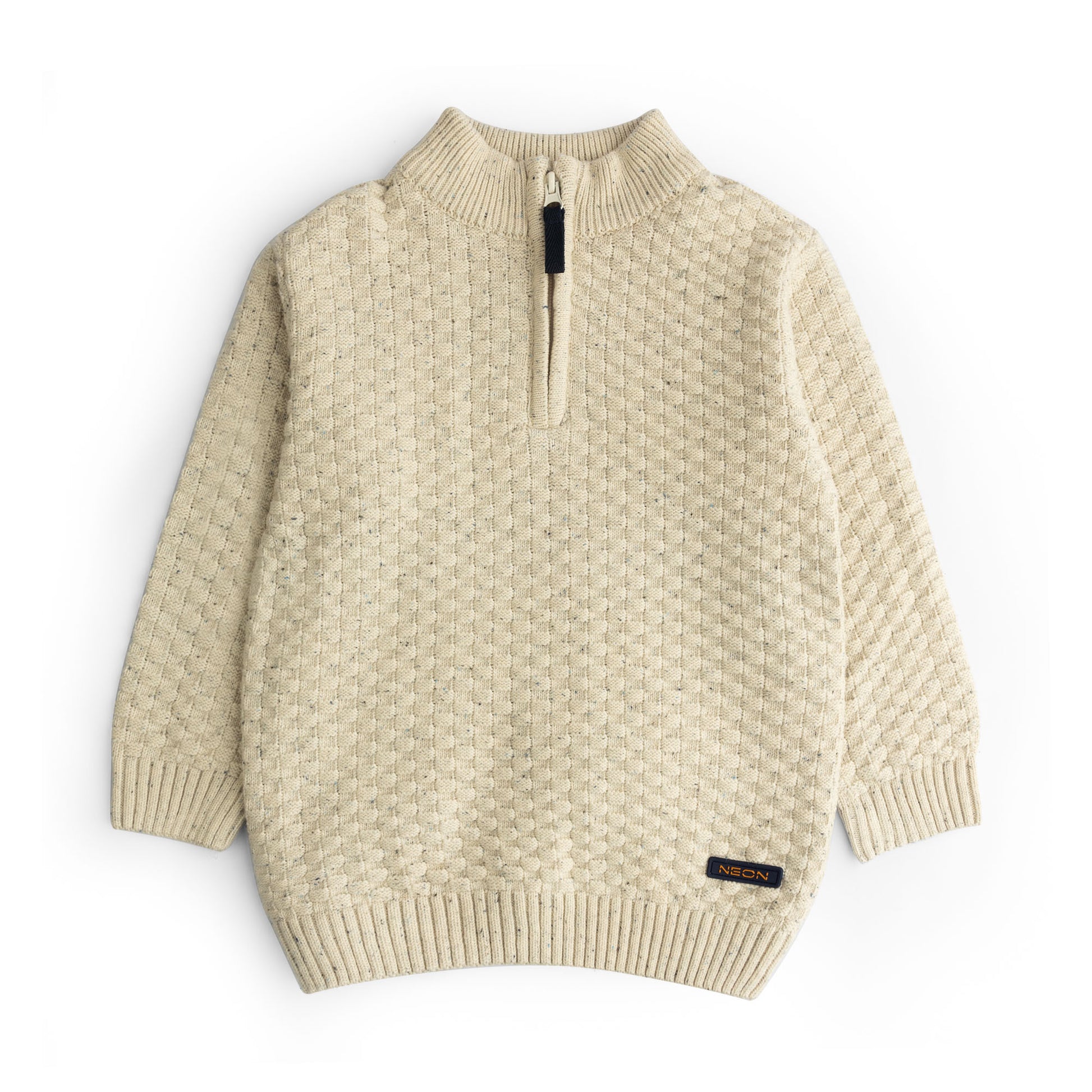 Boys Mock Neck Quarter Zipper