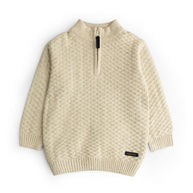 Boys Mock Neck Quarter Zipper