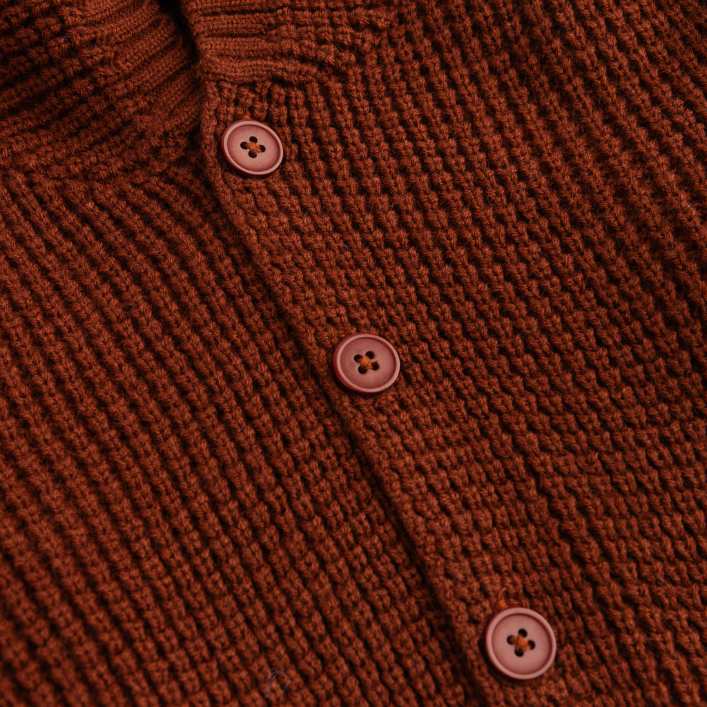 Hooded Button Down Sweater