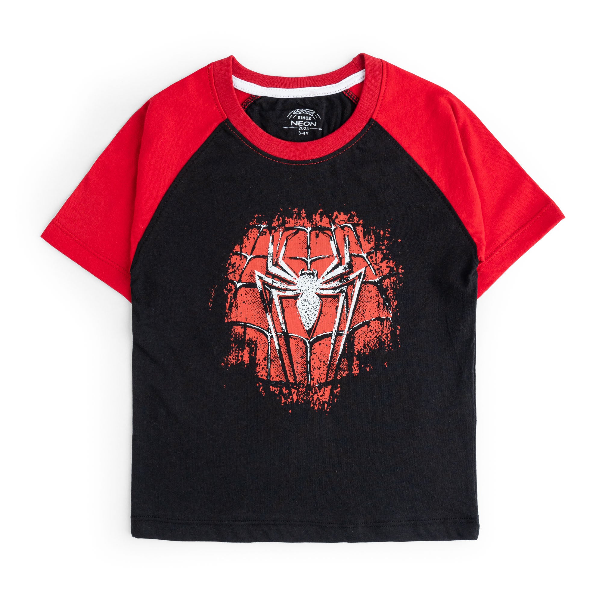 Raglan Spider Print Tee