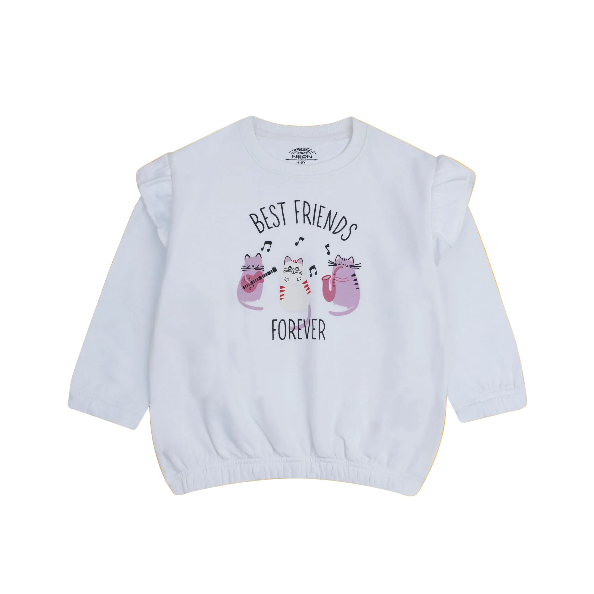 Frill Shoulder Sweatshirt