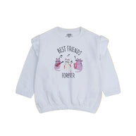 Frill Shoulder Sweatshirt