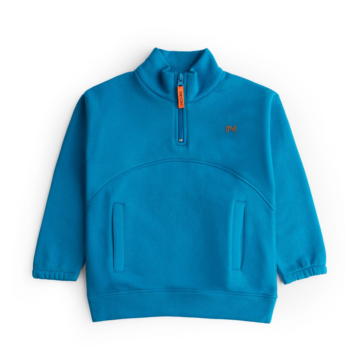 Boys Mock Neck Half Zipper