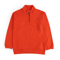 Boys Mock Neck Half Zipper