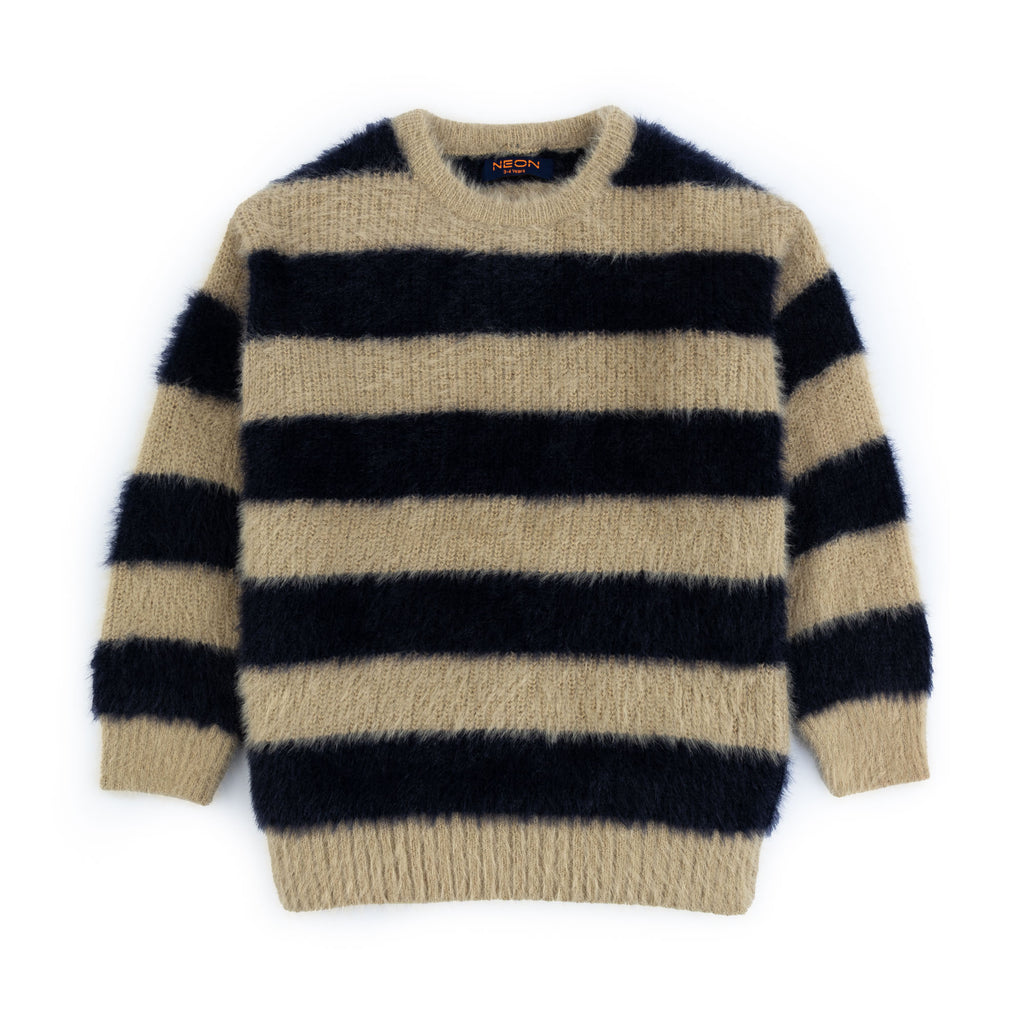 Girls Striper Sweater