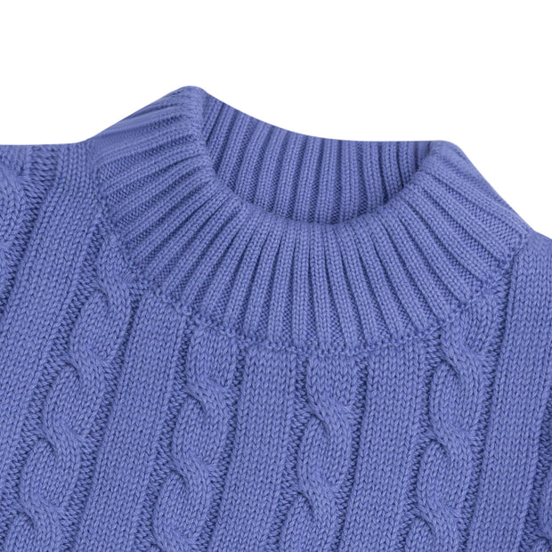 Cable Knitted Dress Sweater