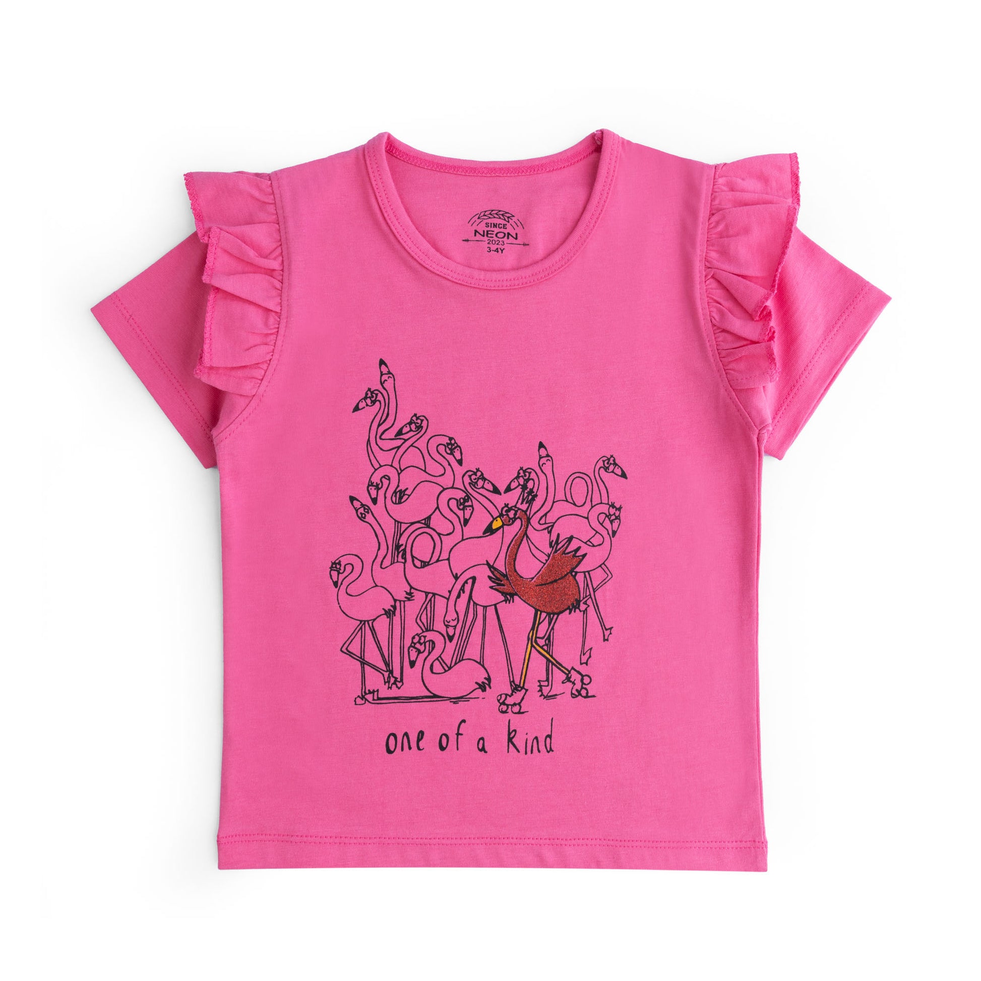 Girls Frill Short Sleeve Tee