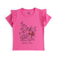 Girls shoulder Frill Tee