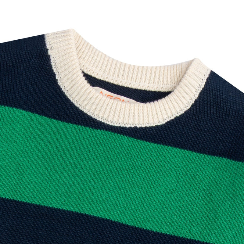 Crew Neck Stripper Sweater