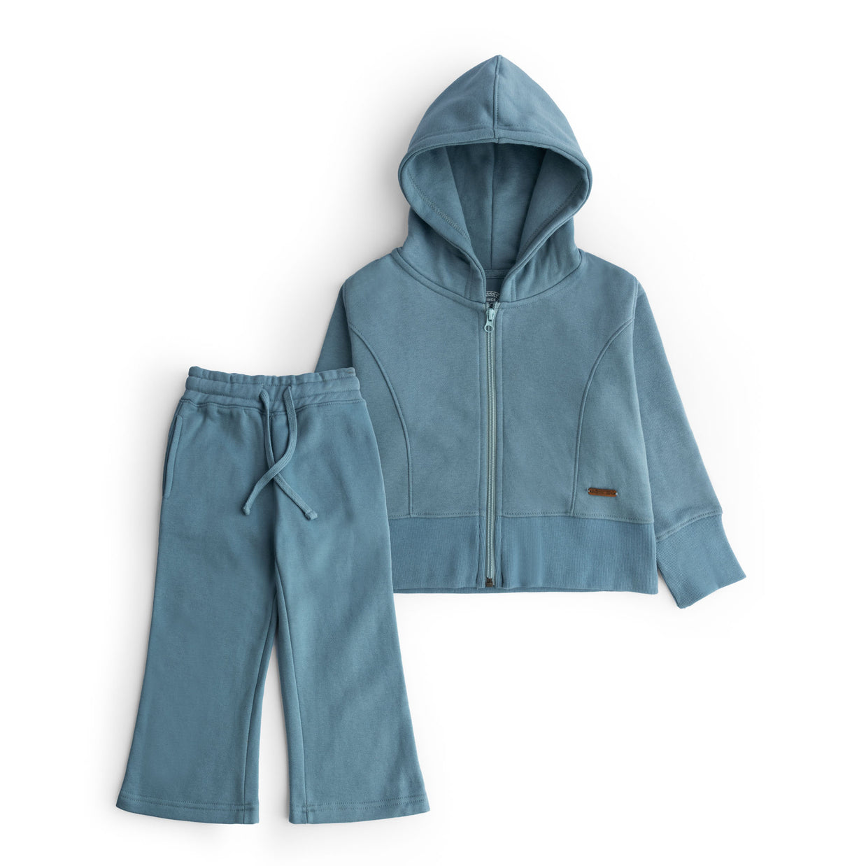 Girls Hodded Zipper Co-Ord Suit