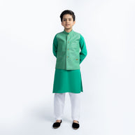 Textured Cotton Waistcoat