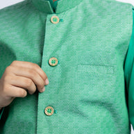 Textured Cotton Waistcoat