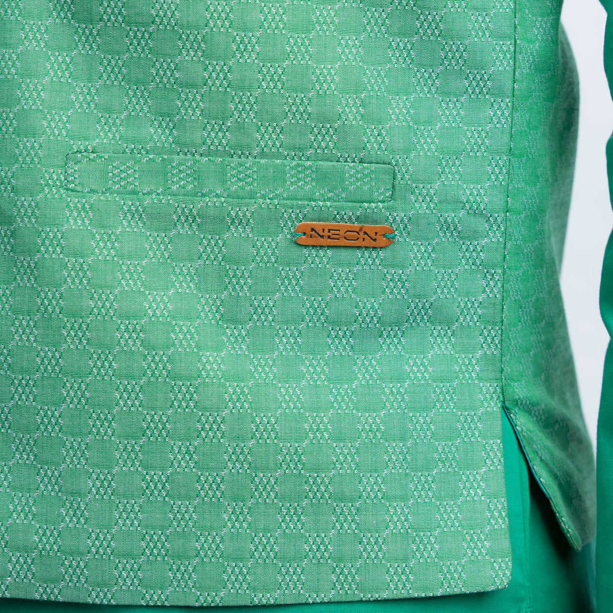 Textured Cotton Waistcoat