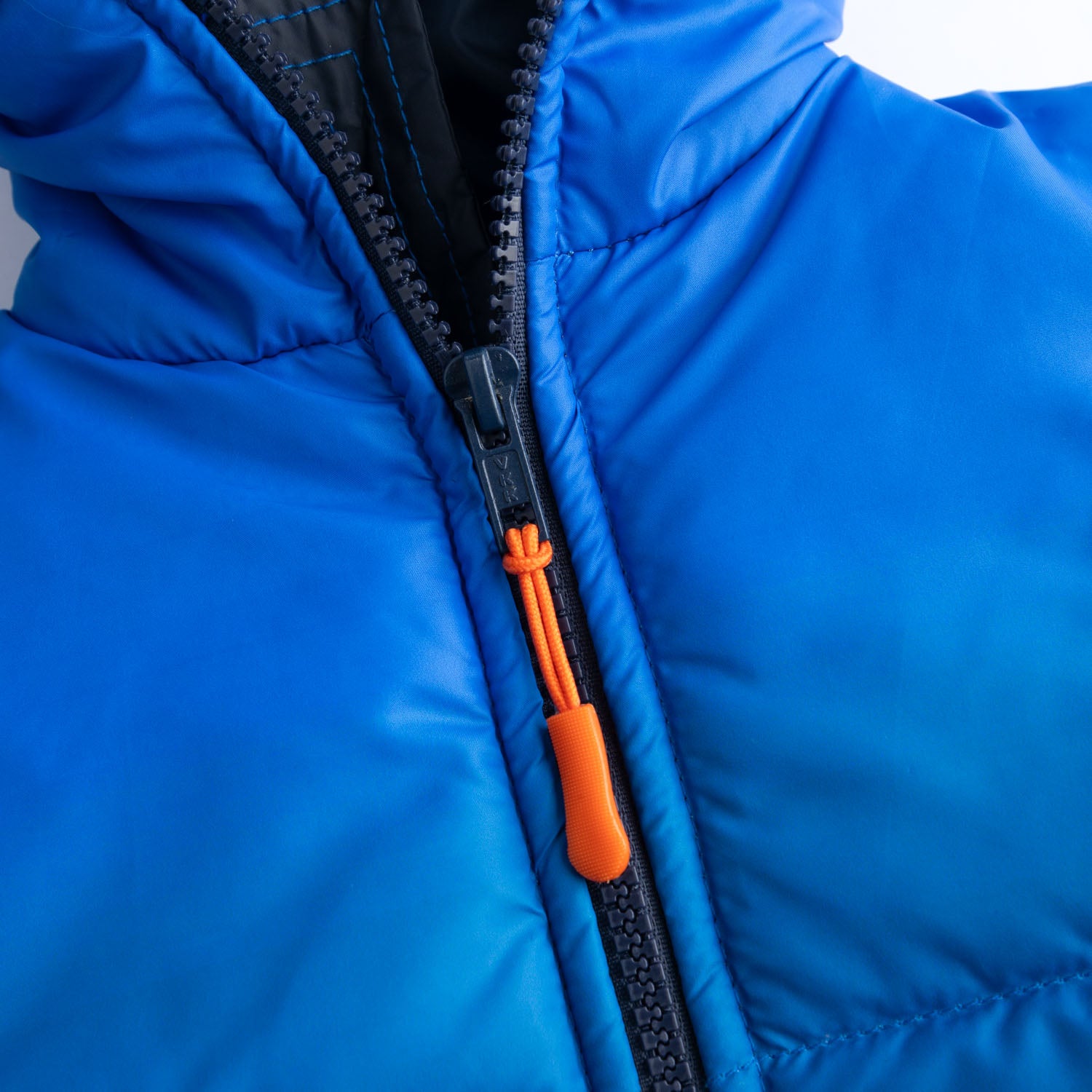 Boys Puffer Hooded Zipper Jacket