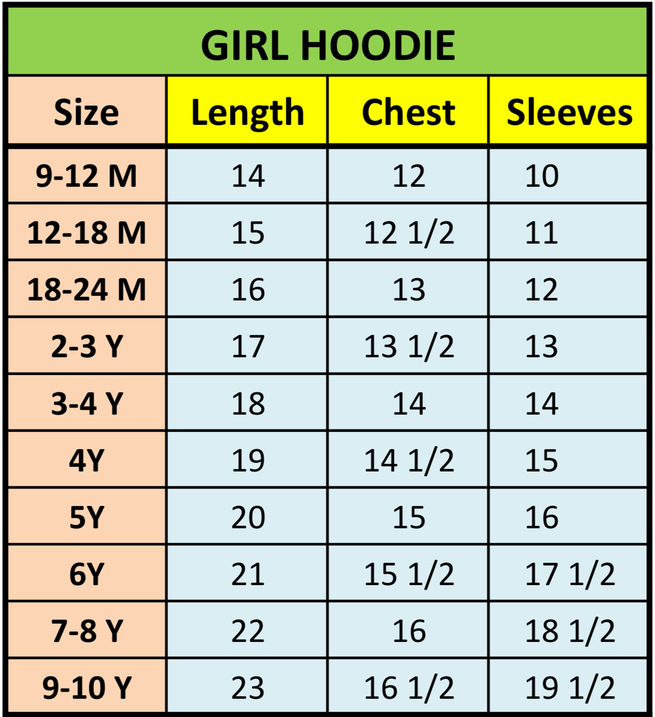 Girls Hoodie (GCDS-03-W23)