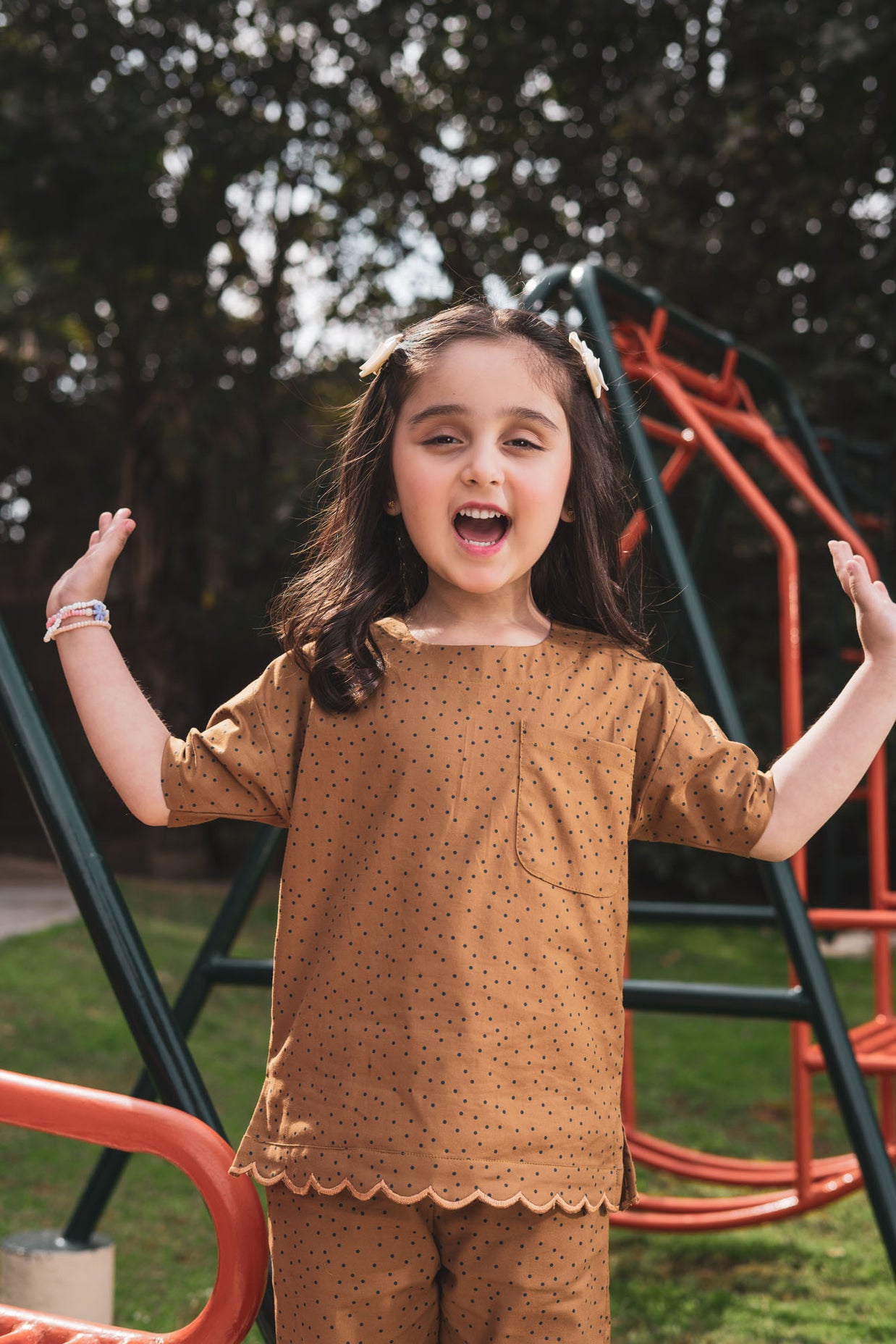 Polka Dot Co-Ord Set