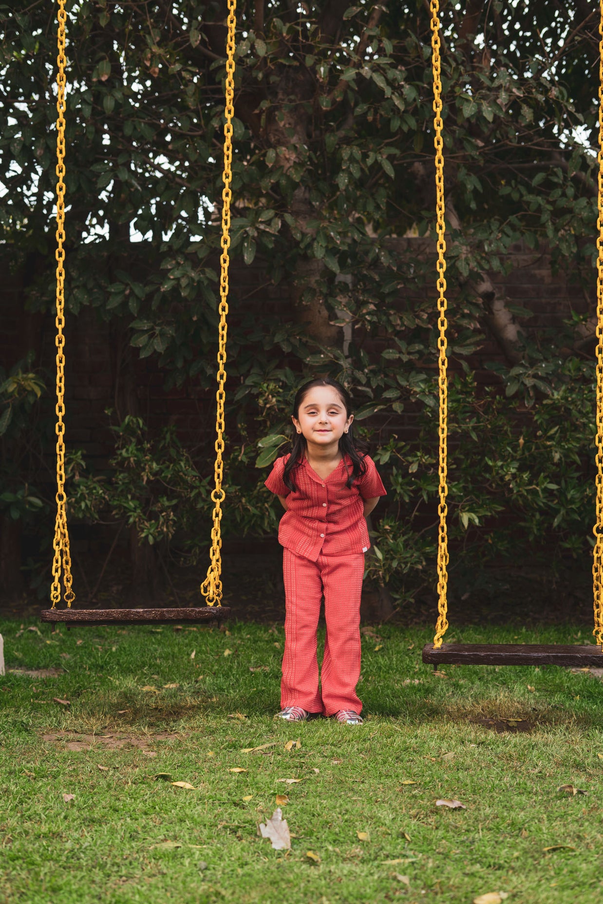 Coral Textured Co-Ord Set