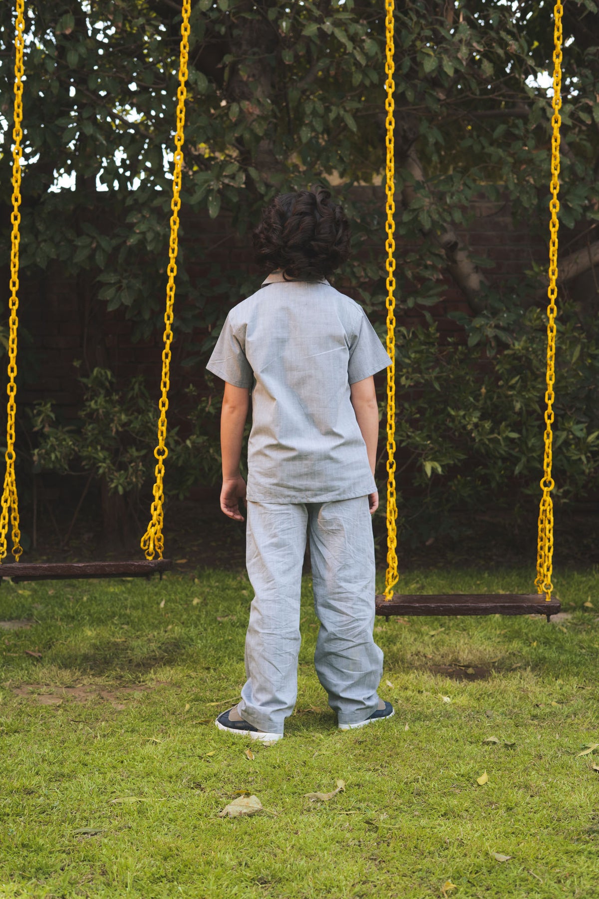 Boys Cotton Safari Suit
