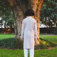 Embroidered Cotton Kurta