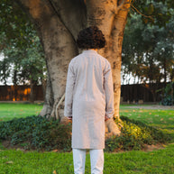 Embroidered Cotton Kurta