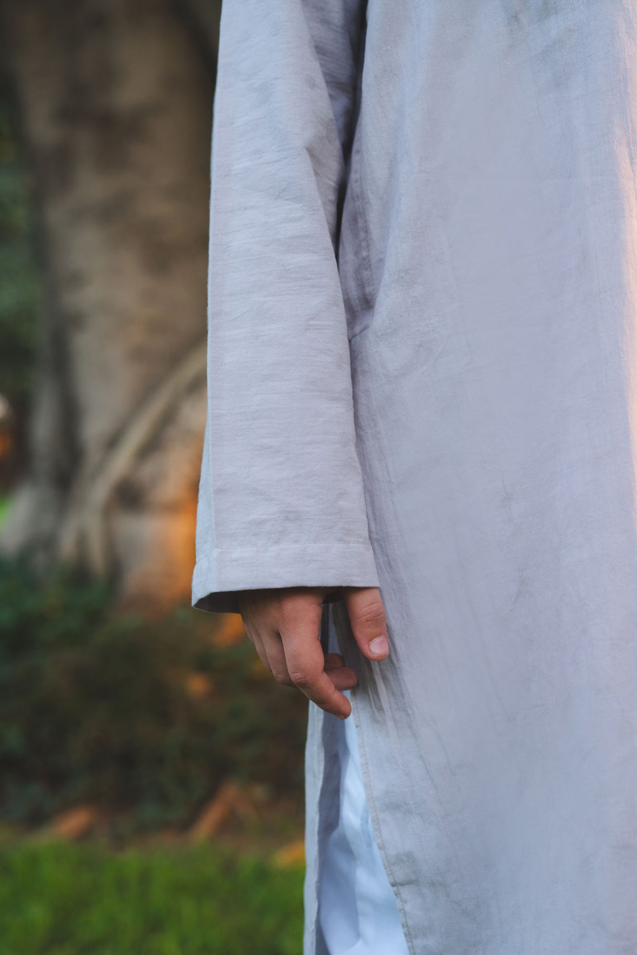 Embroidered Cotton Kurta