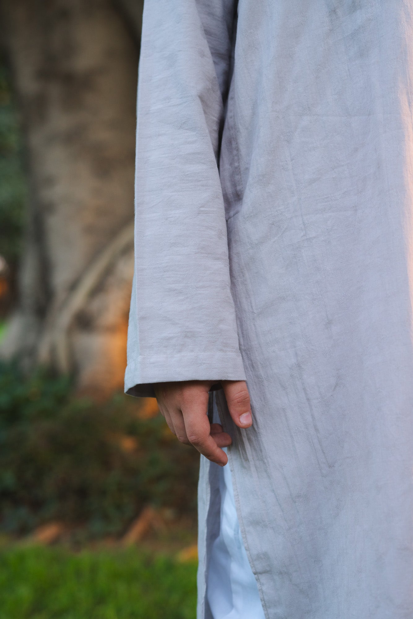 Embroidered Cotton Kurta
