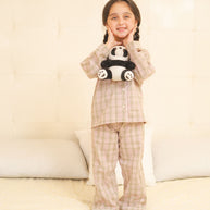 Plaid Cotton Night Suit