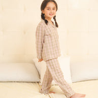 Plaid Cotton Night Suit